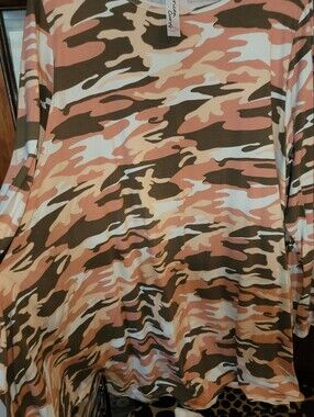 Brand New American Curvey Camo Boutique Dress